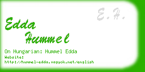 edda hummel business card